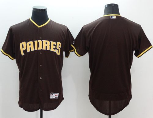 Padres Blank Brown Flexbase Authentic Collection Stitched MLB Jersey